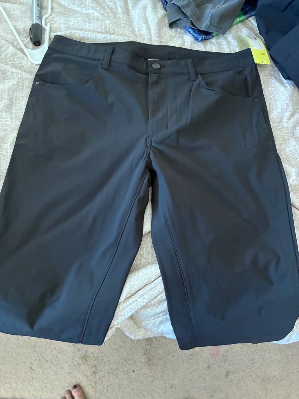 Men’s Black Stretch Pants Size 38x32 Target Brand New With Tags